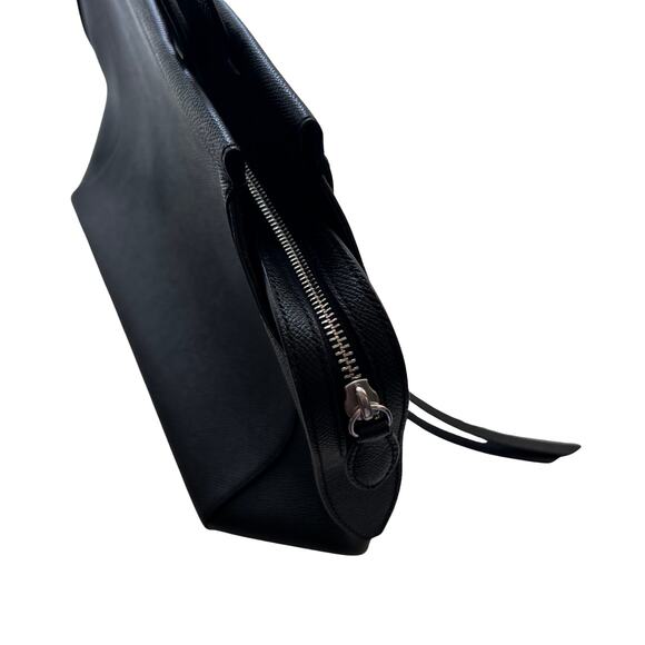 Rebecca Minkoff Large Gabby Tote Black Leather Textured Shoulder Work Bag - Picture 8 of 14